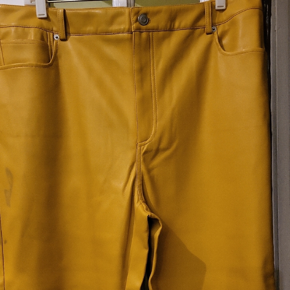 Avec Les Filles Mustard Yellow Pants From Anthropolgie